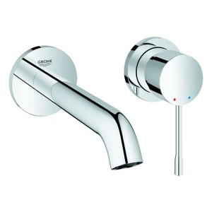 GROHE 2-Loch-WT-Wandbatterie Essence 29192_1 FMS Ausladung 183mm chrom