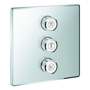 GROHE 3-fach Unterputzventil Grohtherm SmartControl 29127 eckig FMS chrom