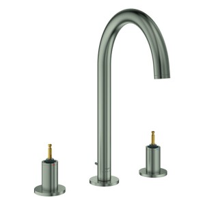 GROHE 3-L-WT-Batterie Atrio Private C. 20593 für Hebelgriffe satin steel
