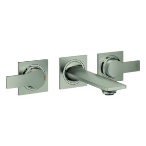 GROHE 3-L-WT-Wandbatterie Allure 20189_2 FMS für 29025 Ausl. 150mm satin steel