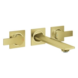 GROHE 3-L-WT-Wandbatterie Allure 20193_2 FMS Ausl. 208mm cool sunrise gebürstet