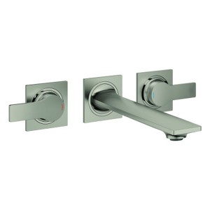 GROHE 3-L-WT-Wandbatterie Allure 20193_2 FMS für 29025 Ausl. 208mm satin steel