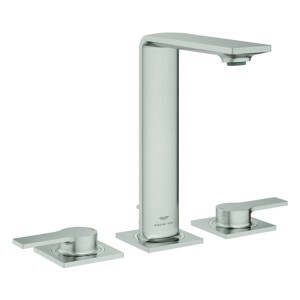 GROHE 3-Loch-WT-Batterie Allure 20188_1 mit Hebelgriffen supersteel