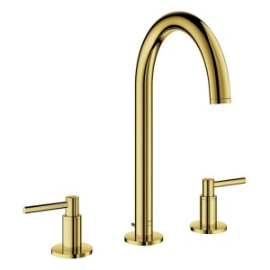 GROHE 3-Loch-WT-Batterie Atrio 20649 Rohrauslauf Hebelgriff cool sunrise