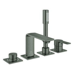 GROHE 4-Loch-EH-Wannenbatterie Allure 19316_1 Oberbau hard graphite gebürstet