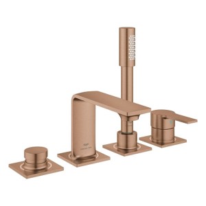 GROHE 4-Loch-EH-Wannenbatterie Allure 19316_1 Oberbau warm sunset gebürstet