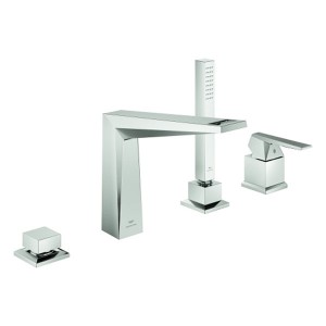 GROHE 4L-Wannenkomb. Allure Brilliant PC 29523 Griff Rändelstruktur supersteel