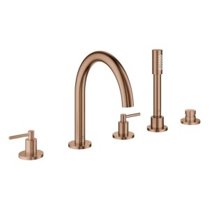 GROHE 5-Loch-Wannen-Kombination Atrio 29407 FMS Hebelgriff warm sunset geb.