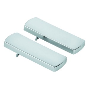 GROHE Abdeckkappe 10075 chrom 2 Stück für Griff Grohtherm 2000