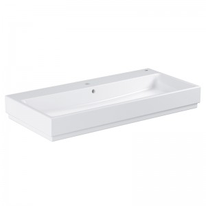 GROHE Aufsatz-WT Cube Keramik 39475 100cm PureGuard alpinweiß