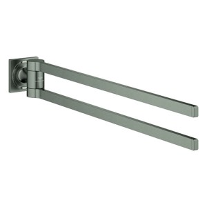 GROHE Doppel-Handtuchhalter Allure 40342_1 hard graphite gebürstet