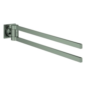GROHE Doppel-Handtuchhalter Allure 40342_1 satin steel