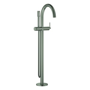 GROHE EH-Wannenbatterie Atrio 24368 FMS Bodenmontage satin steel