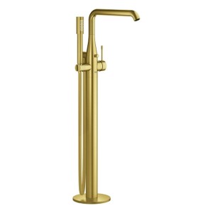 GROHE EH-Wannenbatterie Essence 25248_1 Bodenmontage FMS cool sunrise gebürstet