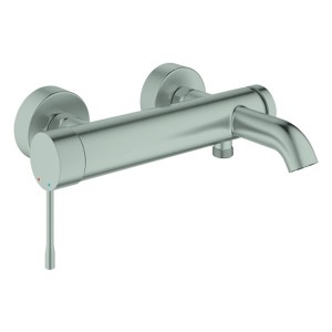 GROHE EH-Wannenbatterie Essence 25250_1 Wandmontage eigensicher supersteel
