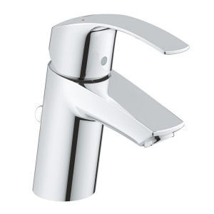 GROHE Einhand-WT-Batt. Eurosmart 33265 Zugst.-Abl.grt. flex. A.-Schläuche chrom