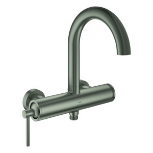GROHE Einhand-Wannenbatterie Atrio 24367 Wandmontage satin steel