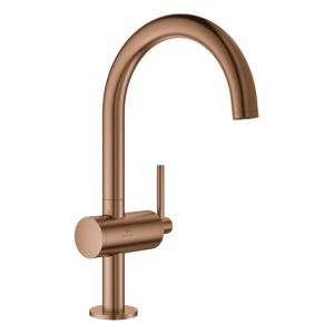 GROHE Einhand-Waschtischbatterie Atrio 24362 L-Size warm sunset gebürstet