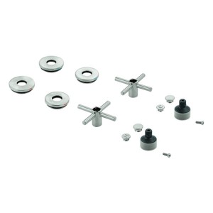 GROHE Kreuzgriff Atrio 48406 2 STK supersteel
