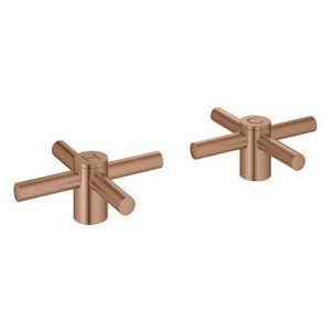 GROHE Kreuzgriffe Atrio 14215 1 Paar warm sunset gebürstet