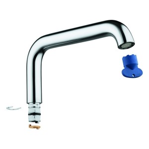 GROHE Rohrauslauf Essence 13375 für EH-Waschtischbatterie XL-size chrom