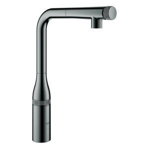 GROHE SPT-Batterie Essence Smart Control 31615 ausziehb. Spülbrause hard graphite
