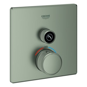 GROHE Thermostat Grohtherm SmartControl 29123 eckig FMS 1 ASV satin steel