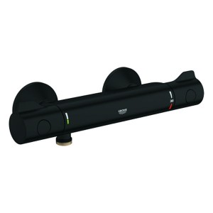GROHE THM-Brausebatterie Grohtherm 800 102202 Wandm. eigensicher matte black