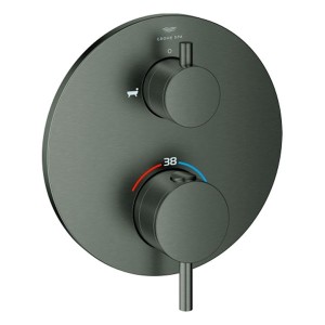 GROHE THM-Wannenbatt. Atrio 24359 FMS für 35604 2-W-Umst. hard graphite geb.