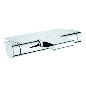GROHE THM-Wannenbatterie Grohtherm 2000 34464 Wandmontage mit Ablage chrom