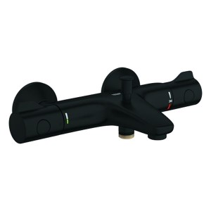 GROHE THM-Wannenbatterie Grohtherm 800 102203 Wandm. eigensicher matte black