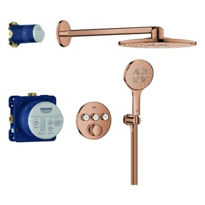 GROHE UP-D.system Grohtherm SmartControl 34863 THM runde Form 3 ASV warm sunset
