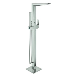 GROHE Wannenbatt. Allure Bril. PC 24422 Bodenmont. Gr. Rändelstr. supersteel