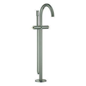 GROHE Wannenbatterie Atrio Private C. 25227 Bodenmont. f. Hebelgr. satin steel