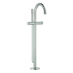 GROHE Wannenbatterie Atrio Private C. 25229 BM Knopfbetätigung supersteel