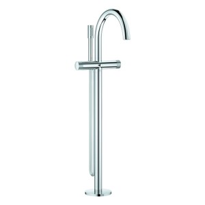 GROHE Wannenbatterie Atrio Private C. 25229 Bodenmontage Knopfbetätigung chrom