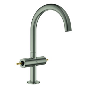 GROHE WT-Einlochbatt. Atrio Private C. 21134 L-Size für Hebelgriffe satin steel