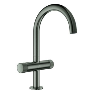 GROHE WT-Einlochbatt. Atrio Private C. 21138 L-Size Knopfbet. hard graphite gb.