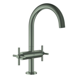 GROHE WT-Einlochbatterie Atrio 21144 DN15 L-Size Kreuz-Griff satin steel