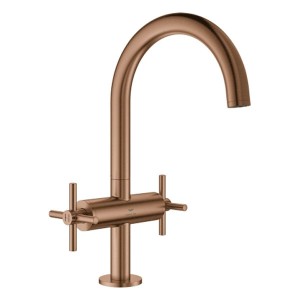 GROHE WT-Einlochbatterie Atrio 21144 DN15 L-Size Kreuz-Griff warm sunset geb