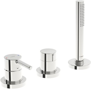 Hansa Einhebelmischer FM-Set f. Wafü/Br. HANSAVANTIS Style 5470 Ros. rund 1-strahlig chr