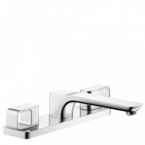 Hansgrohe 3-Loch Wannenarmatur Axor Urquiola F-Set f.Wannenrand chrom