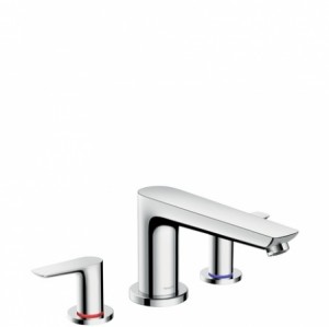 Hansgrohe 3-Loch Wannenarmatur Talis E F-Set chrom f.Wannenrandmontage