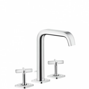 Hansgrohe 3-Loch Waschtischarmatur Axor Citterio E Standmodell chrom