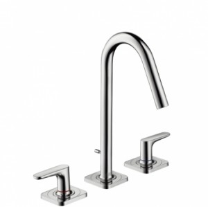 Hansgrohe 3-Loch Waschtischarmatur Axor Citterio M chrom mit Hebelgriffen