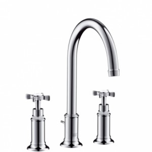 Hansgrohe 3-Loch Waschtischarmatur Axor Montreux Standmodell chrom