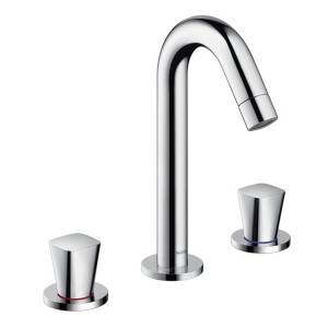 Hansgrohe 3-Loch Waschtischarmatur Logis chrom  