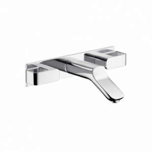 Hansgrohe 3-Loch WTA Axor Urquiola Wand chrom mit Platte u.kurzem Auslauf