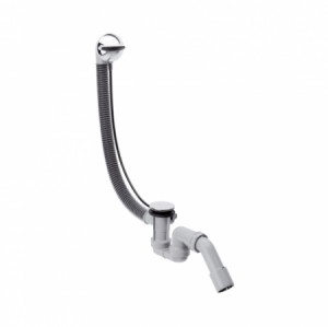 Hansgrohe Ab-u.Überlaufgarnitur Flexaplus Komplettset chrom flex.Überlaufschlauch