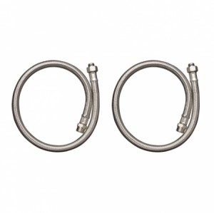 Hansgrohe Anschlußschlauch-Set 2-Loch Thermostat f.Wannenrand heiss/kalt